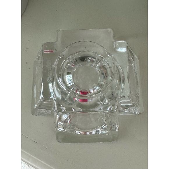Orrefors Anna Ehrner Cross Crystal Votive Holder - Picture 6 of 10
